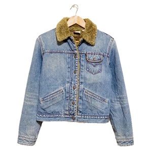 LEVI'S RES TAB SHERPA DENIM JACKET (WOMEN'S S-M)